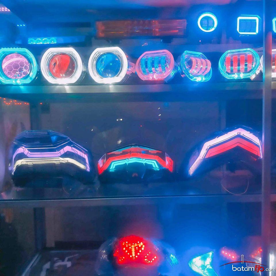 Jual Custom lampu motor.